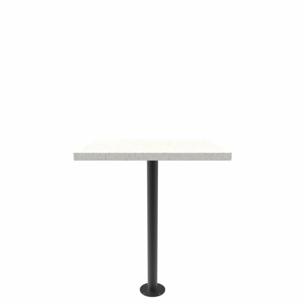 Outdoor Single Fixed Post Dining Table