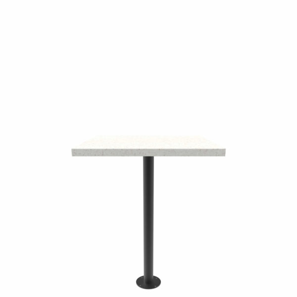 Outdoor Single Fixed Post Dining Table