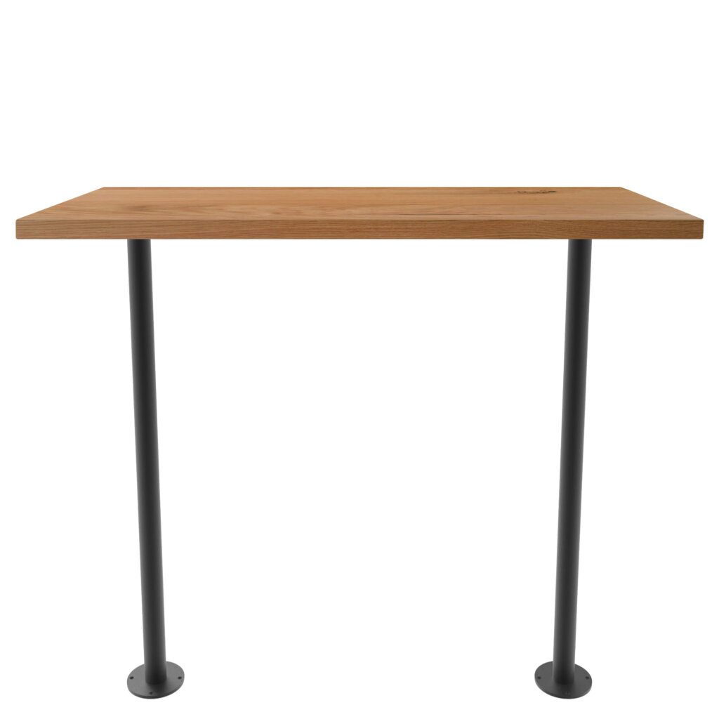 30x48 fixed post bar table LT GM - Crow Works