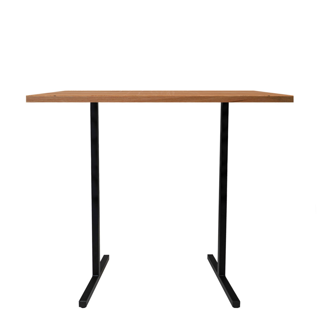 square tube t base bar table 22 LT GM - Crow Works