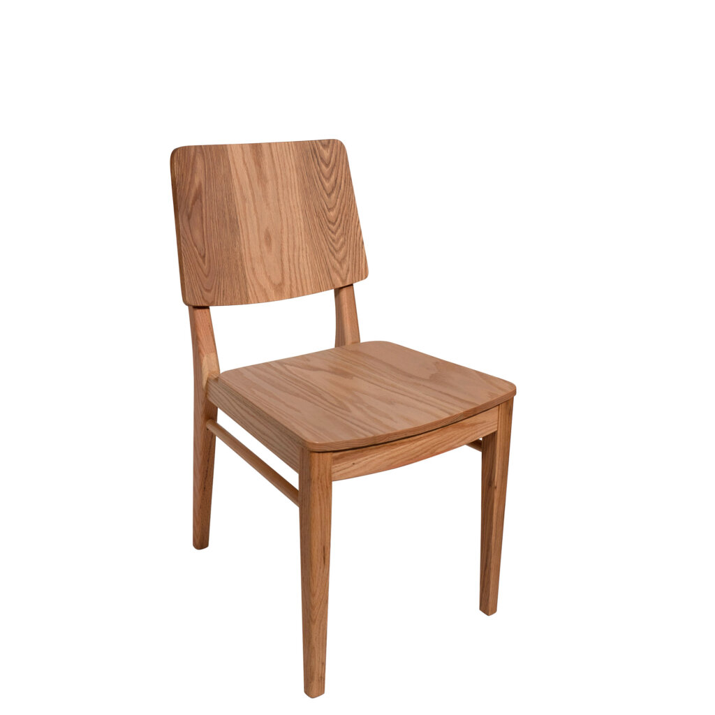 1 wood chair 18 natural red oak - Crow Works