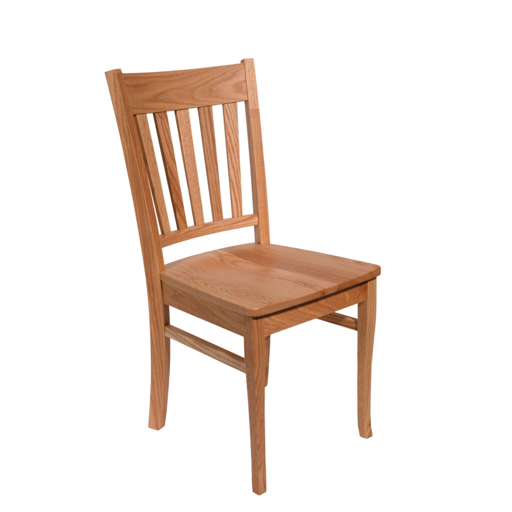 2 wood chair 18 natural red oak - Crow Works