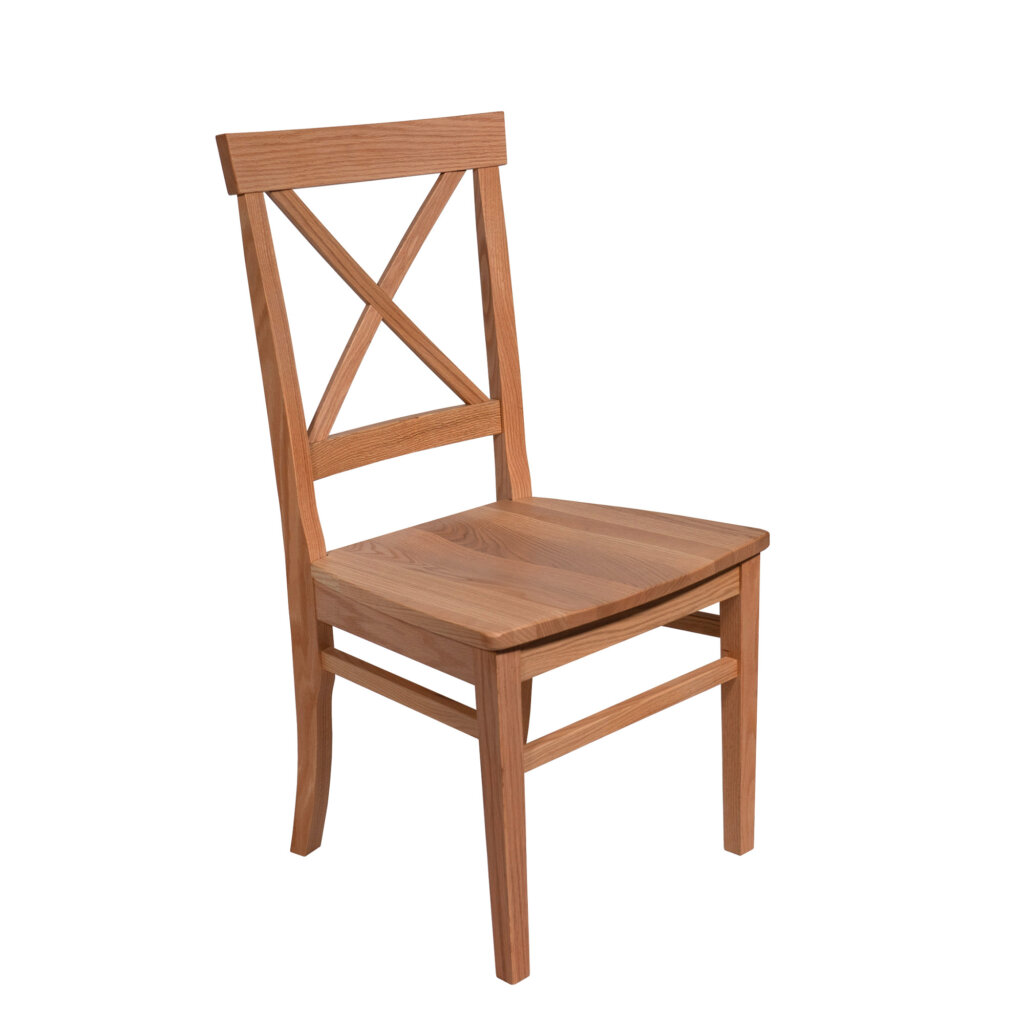 3 wood chair 18 natural red oak - Crow Works