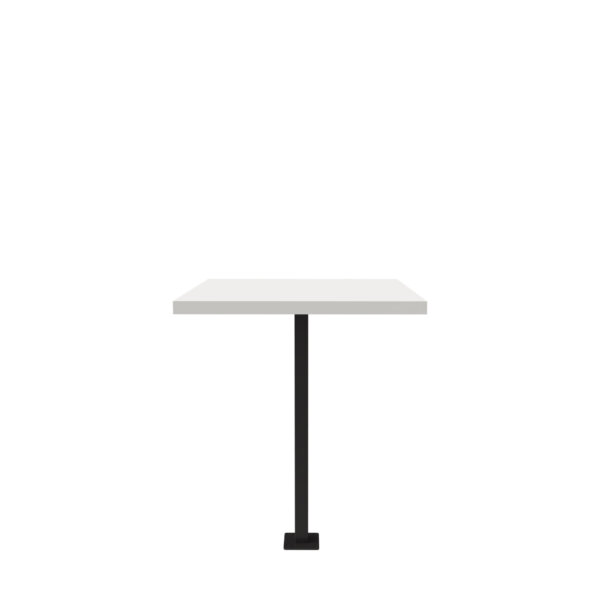 Outdoor Square Tube Fixed Post Table